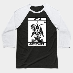 BAPHOMET TAROT CARD - BAPHOMET, SATANISM AND THE OCCULT Baseball T-Shirt